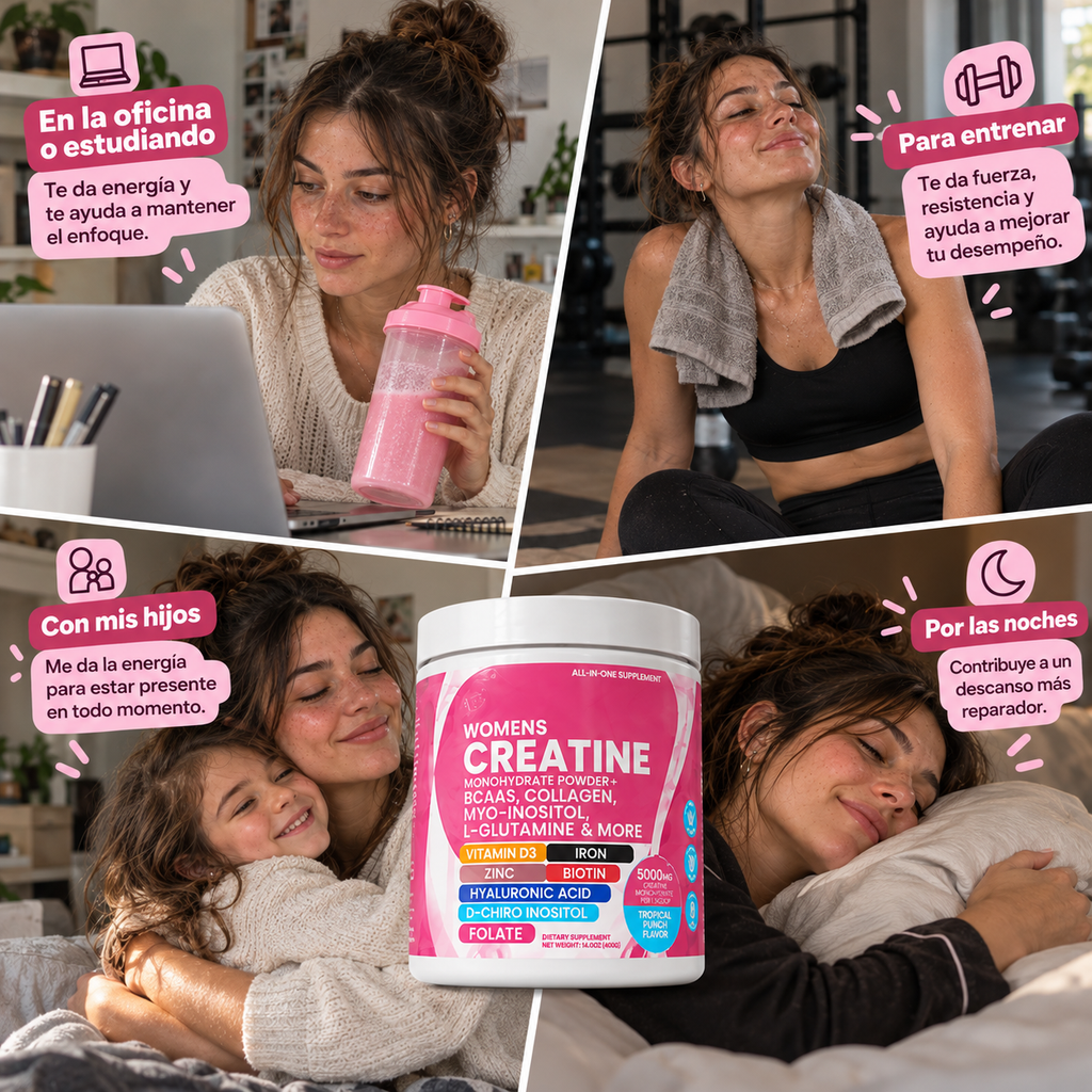 🌸 WOMEN'S CREATINE | Creatina para mujer en polvo