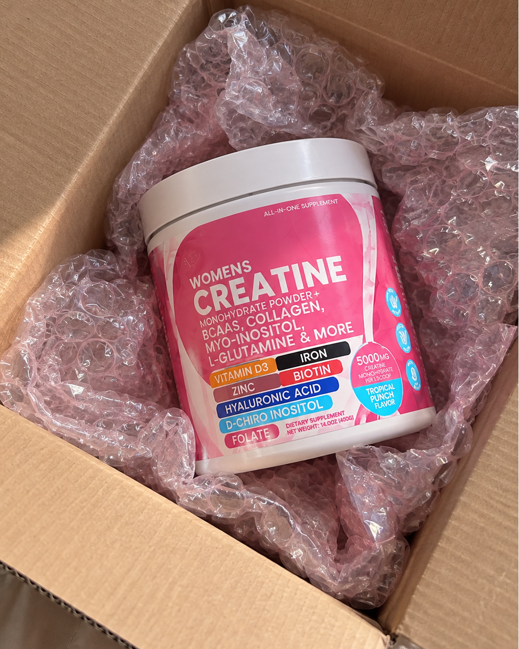 🌸 WOMEN'S CREATINE | Creatina para mujer en polvo
