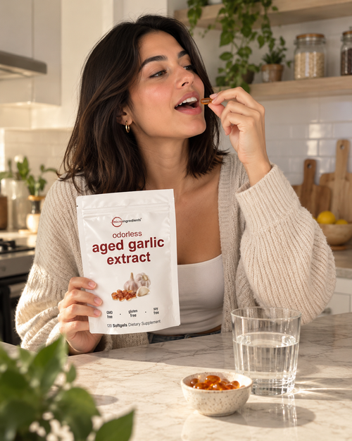 Cuida de tu SALUD COMPLETA 🫀✨ Cápsulas de extracto de Ajo (SIN MAL SABOR NI OLOR) 🧄