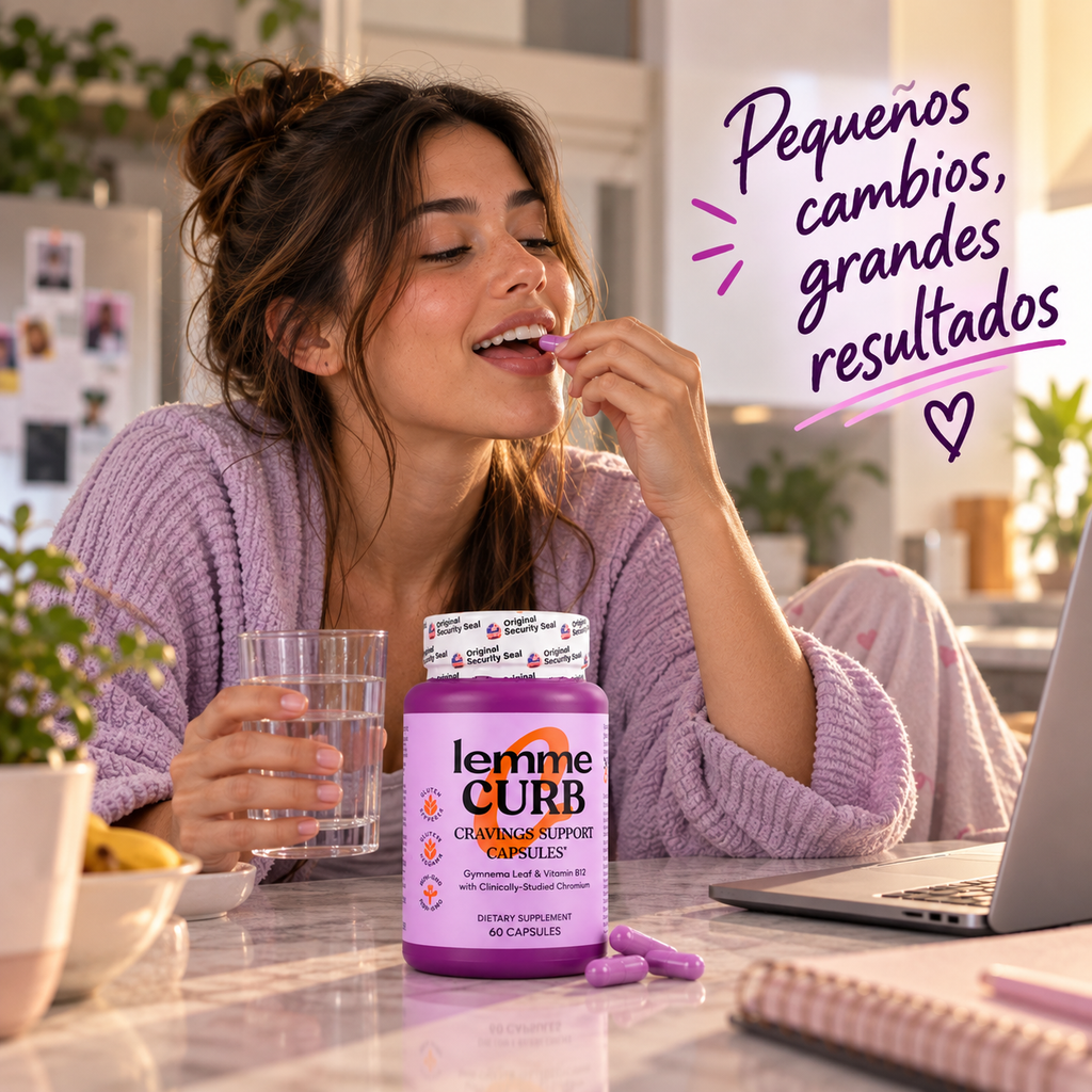 Lemme CURB - Control de Antojos y Apoyo Metabólico (60 Cápsulas)✨