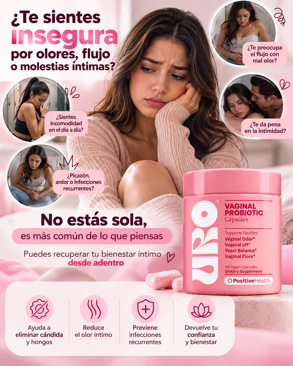 🌸 Uro Probioticos Vaginales 🌸 / Recupera tu salud y confianza ✨
