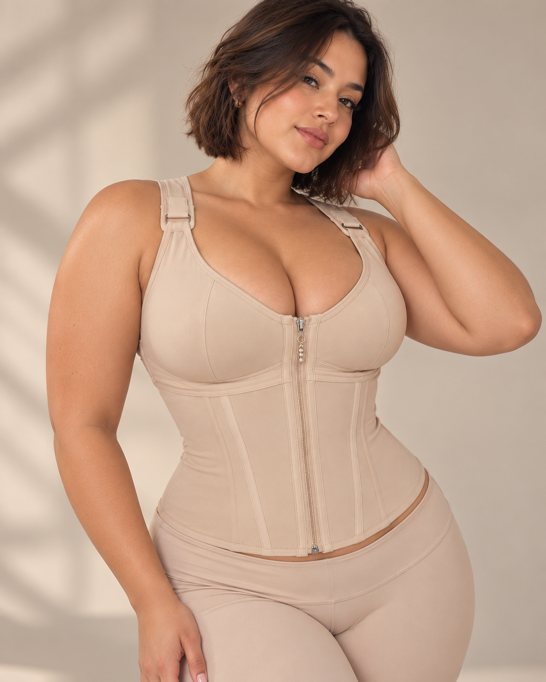Faja Chaleco Moldeadora Con Brasier 😍 para un Busto y cintura de impacto! 🌟