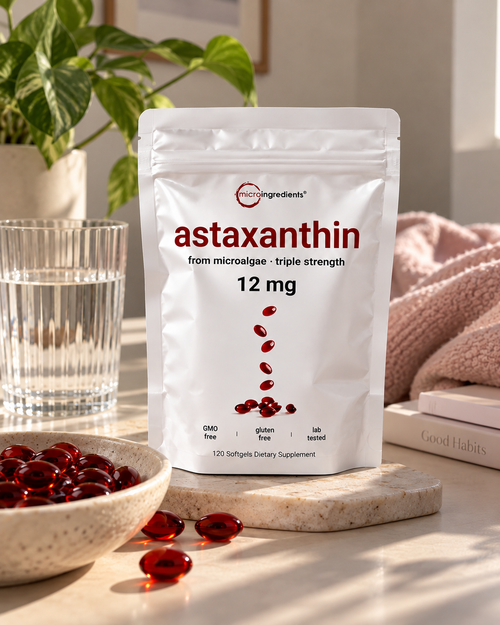ANTIOXIDANTE para una salud RADIANTE 🤩 / Astaxantina 12 mg (120 capsulas) 🔴✨